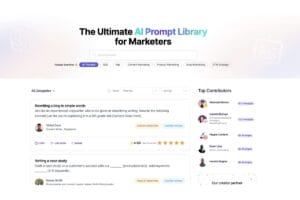 AI prompt library for marketers by Mailmodo