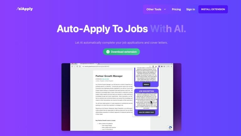 AI Apply: Streamline your job applications with this automated tool. Thumbnail Image