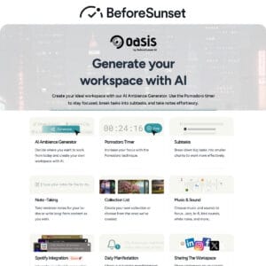 Before Sunset AI productivity planner tool