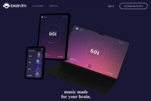 Brain fm AI generated music for productivity