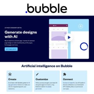 Bubble AI web app design tools