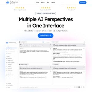 ChatPlayground multiple AI chatbots one interface