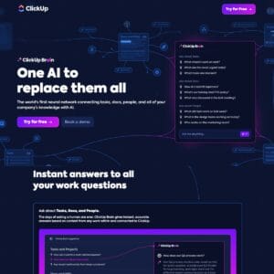 ClickUp Brain AI for task management