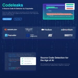 Codeleaks AI code plagiarism detection tool