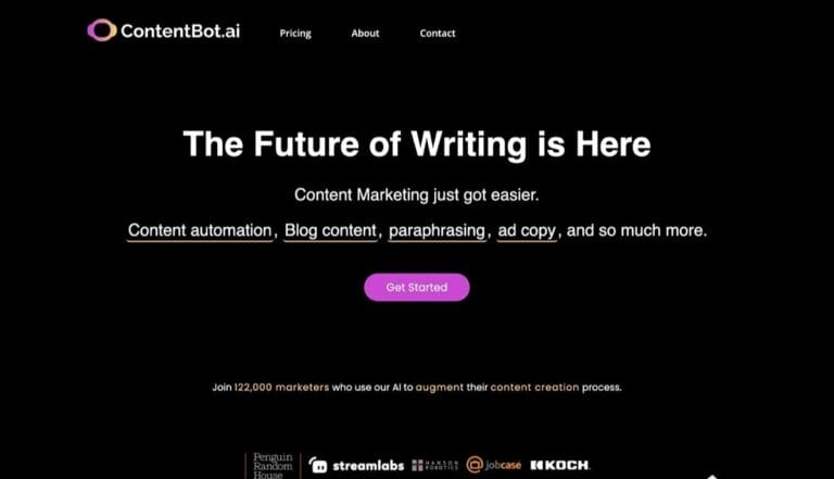 AI Content Writing Tool: Generate blog posts, ideas, intros, and more in 110+ languages with one click. Thumbnail Image