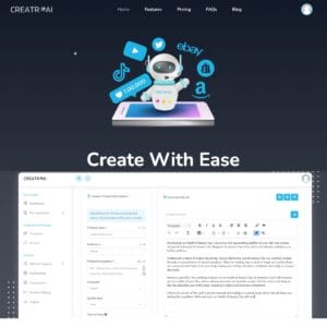 Creatr AI creation tools for entreprneurs