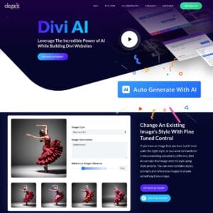 Divi AI page builder and website designer