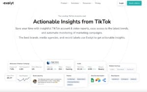 Exolyt TikTok analytics and AI content generation