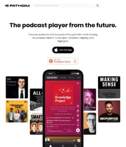 Fathom AI podcast player