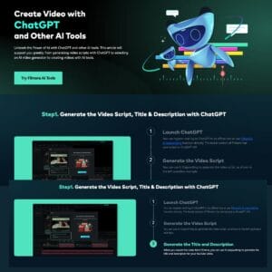 Filmora AI Videos with ChatGPT