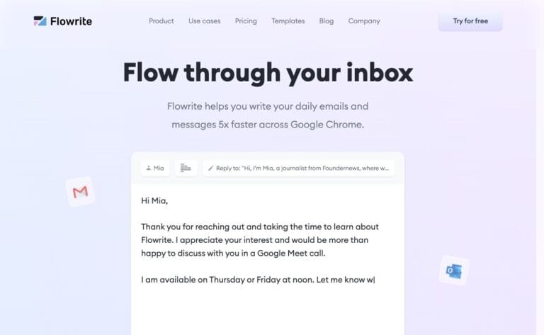 Flowrite's AI email writer and smart templates boost your email efficiency and effectiveness. Thumbnail Image