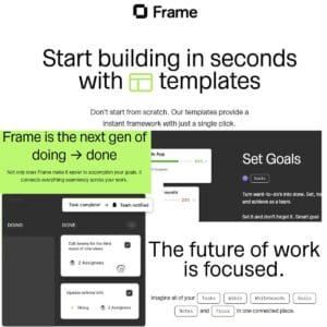 Frame Organizing Tool
