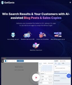 GetGenie AI WordPress SEO plugin