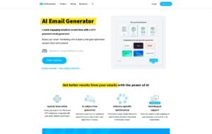 GetResponse AI email generator