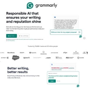 Grammarly AI writing tool