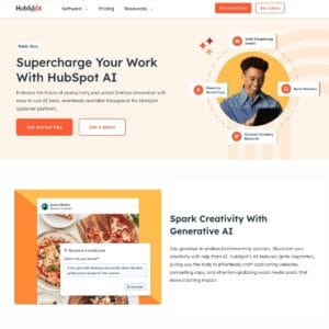 Hubspot AI CRM tools for sales and marketing