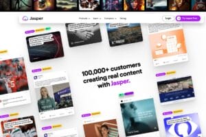 Jasper best content art AI generative tool