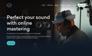 Landr AI Mastering tool for music producers