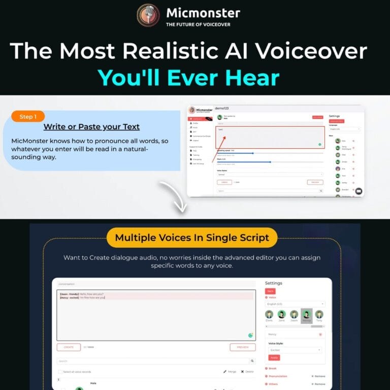 AI Voice-Over Tool: 500+ Voice Styles, 140+ Languages, Cloud-Based, Compatible with Any Video Software for Quality Audio. Thumbnail Image