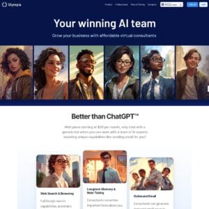 Olympia AI virtual assistant service