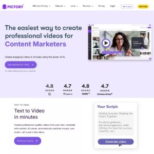 Pictory pro videos with AI