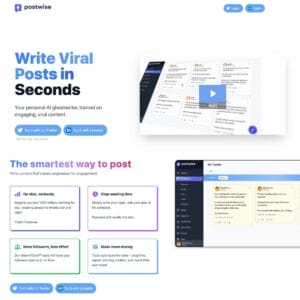 Postwise AI twitter growth tool