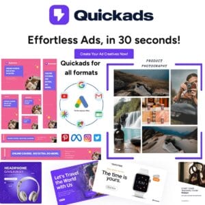 Quickads ad creation tool