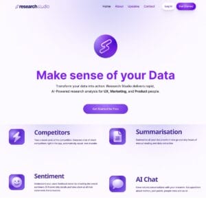 Research Studio AI data transformation tool