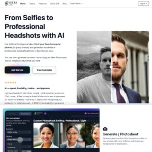 Secta Labs professional AI headshots
