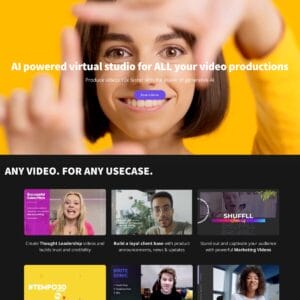 Shuffll AI video production virtual studio