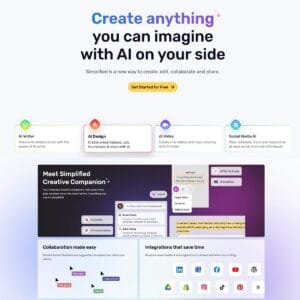 Simplified AI marketing tool for everything