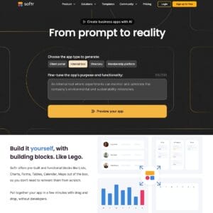 Softr AI app generator tool