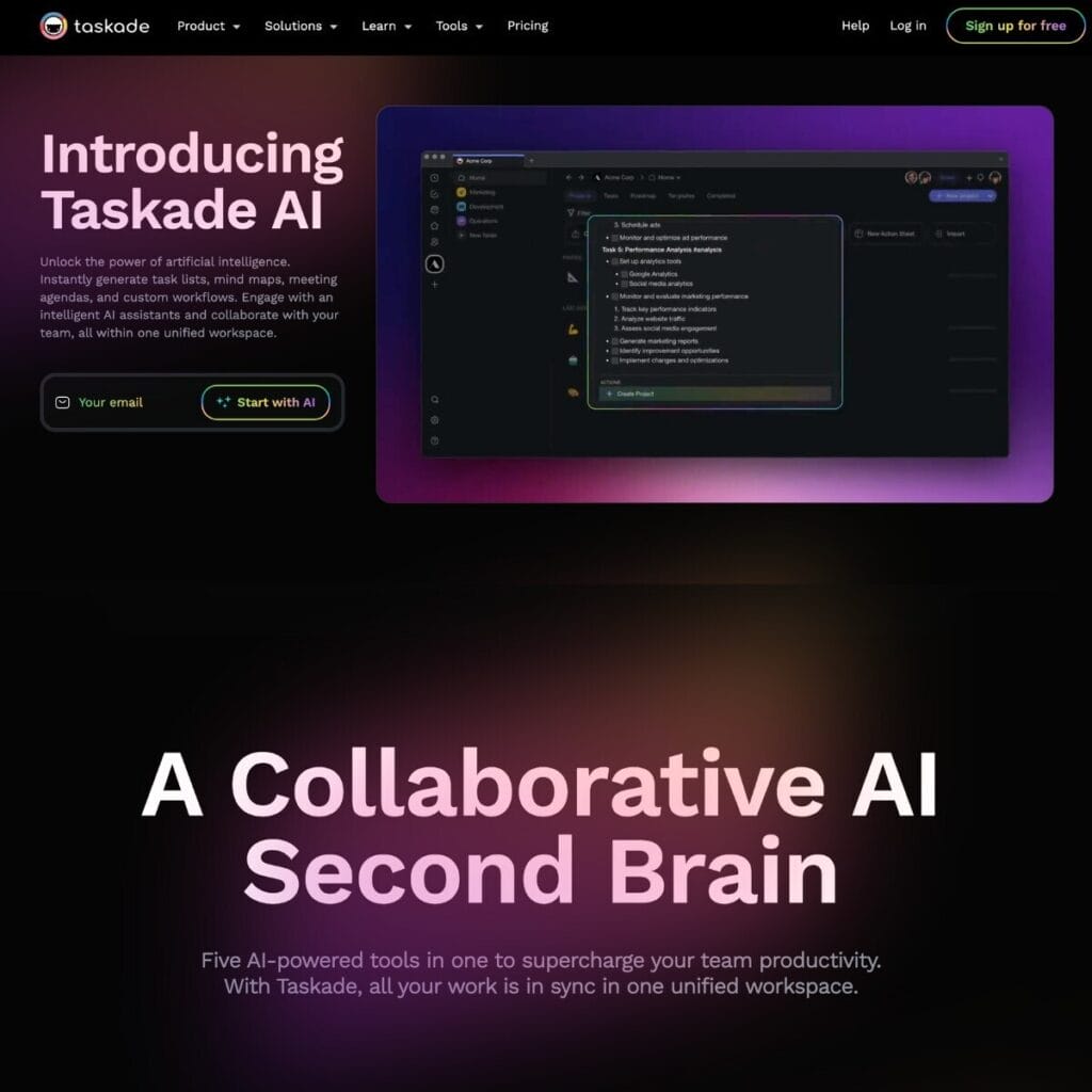 Taskade Featured Image