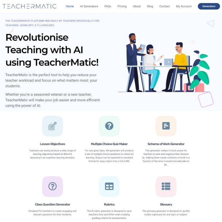 AI-powered platform for teachers that automates lesson planning, resource generation, and assessments. Thumbnail Image