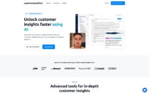 User Evaluation website research tool