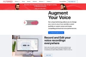 altered studio AI voice editing