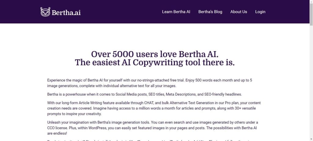 Bertha AI Featured Image