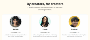 cleve ai personal branding tool and 15 more page 00856