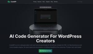 codeWP AI code generator for WordPress