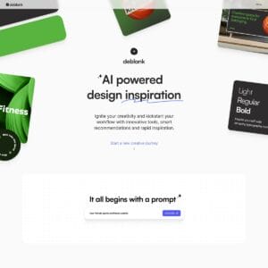 deblank AI powered design inspiration S
