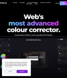 fylm ai color grading professional tools