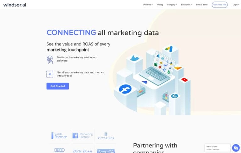 Windsor AI connects all marketing channels, providing clear insights on ad spend value, ROI, and effectiveness. Thumbnail Image